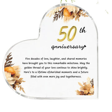 50th Golden Anniversary Plaque