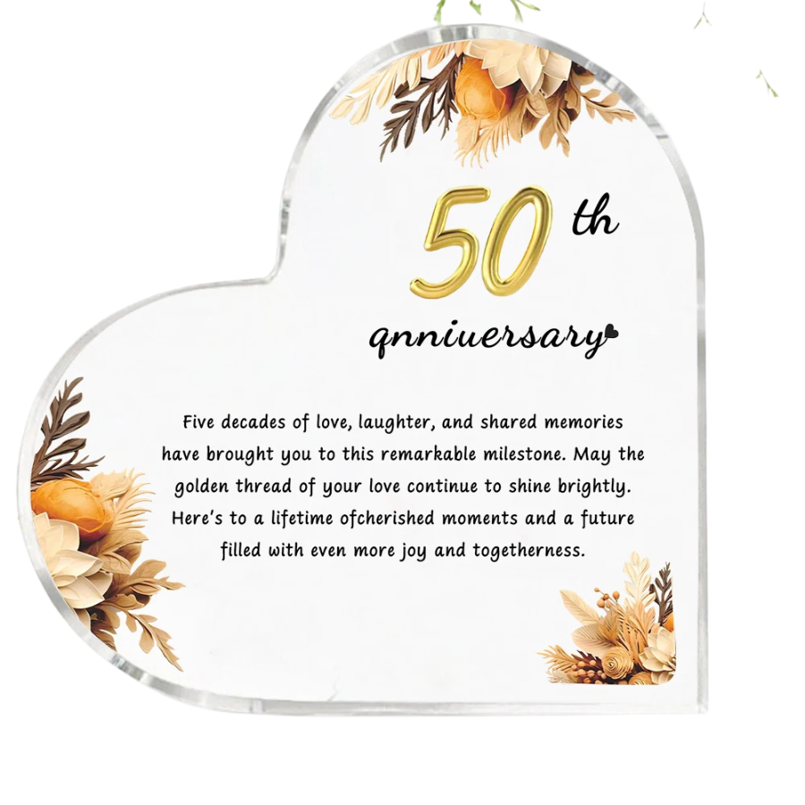 50th Golden Anniversary Plaque