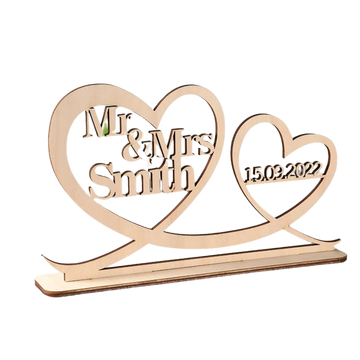 Custom Mr & Mrs Wedding Centerpiece