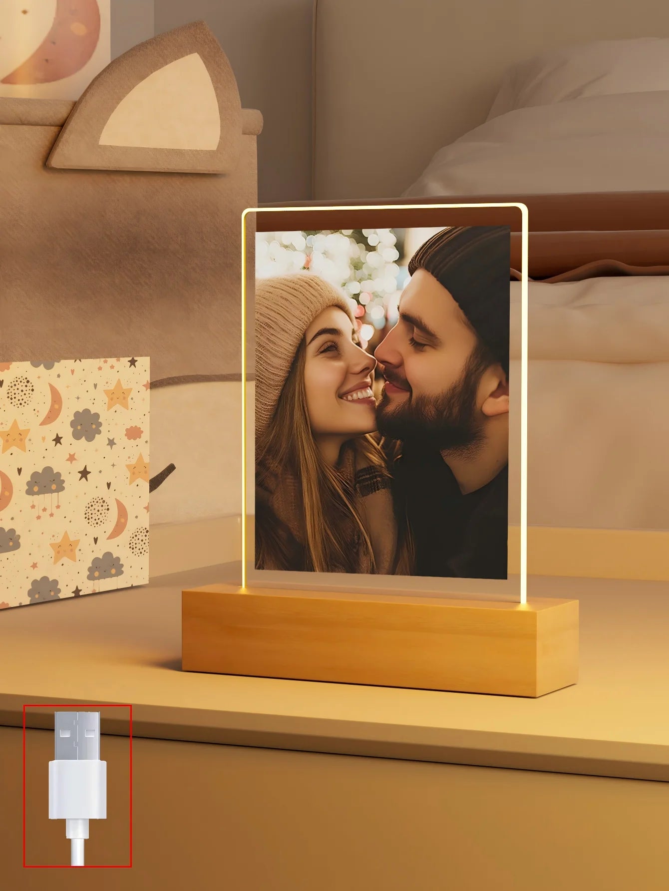 Personalize Photo Night Light