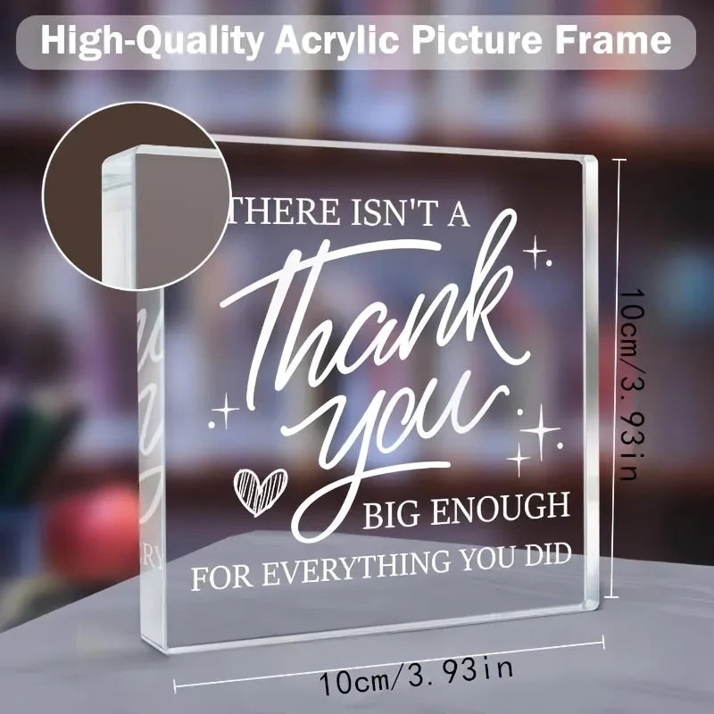 Appreciation Acrylic Plaque