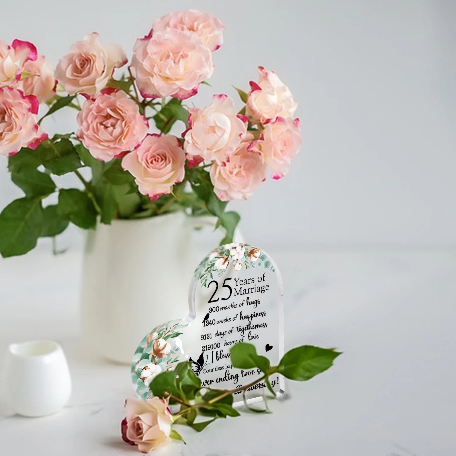 25th Wedding Anniversary Plaque