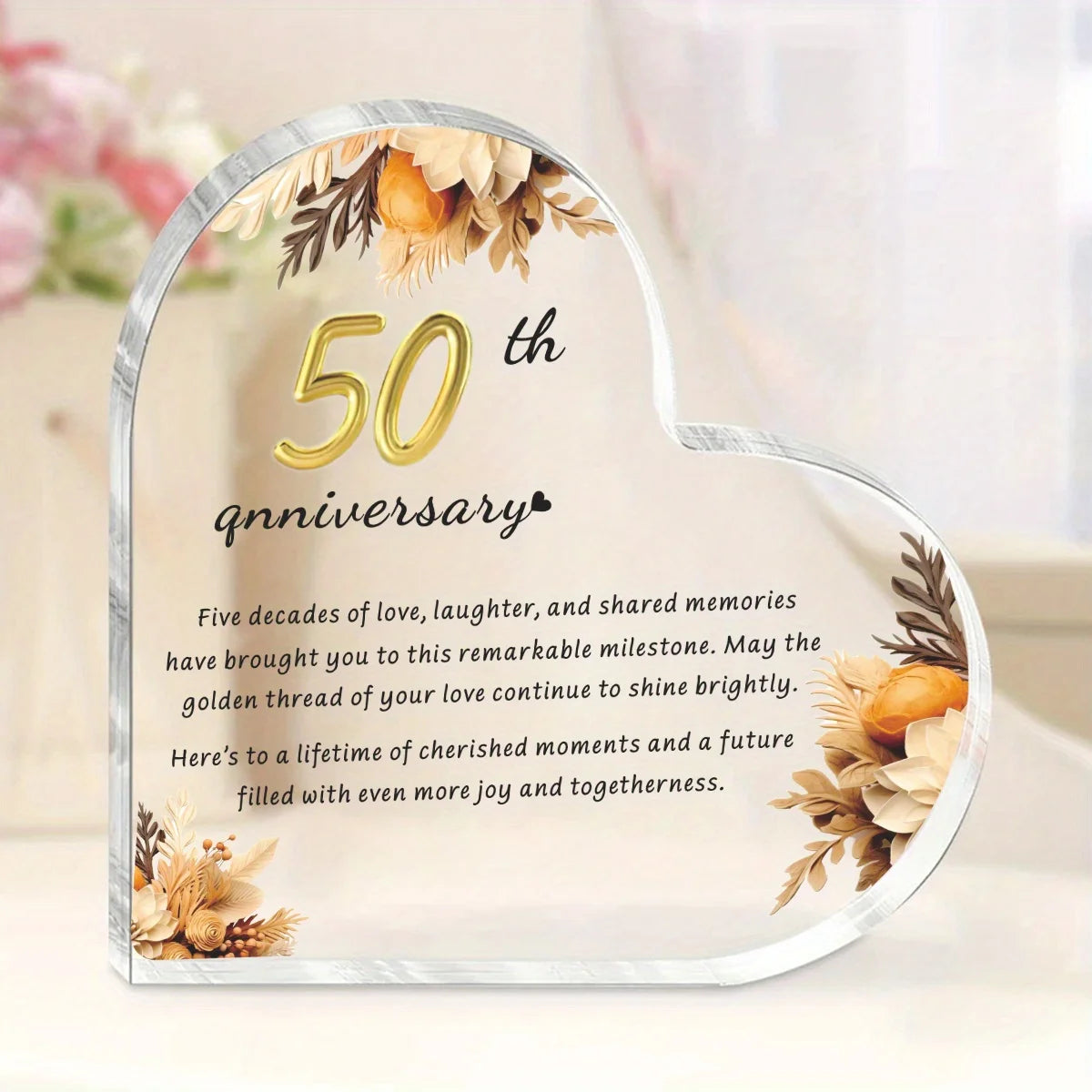 50th Golden Anniversary Plaque