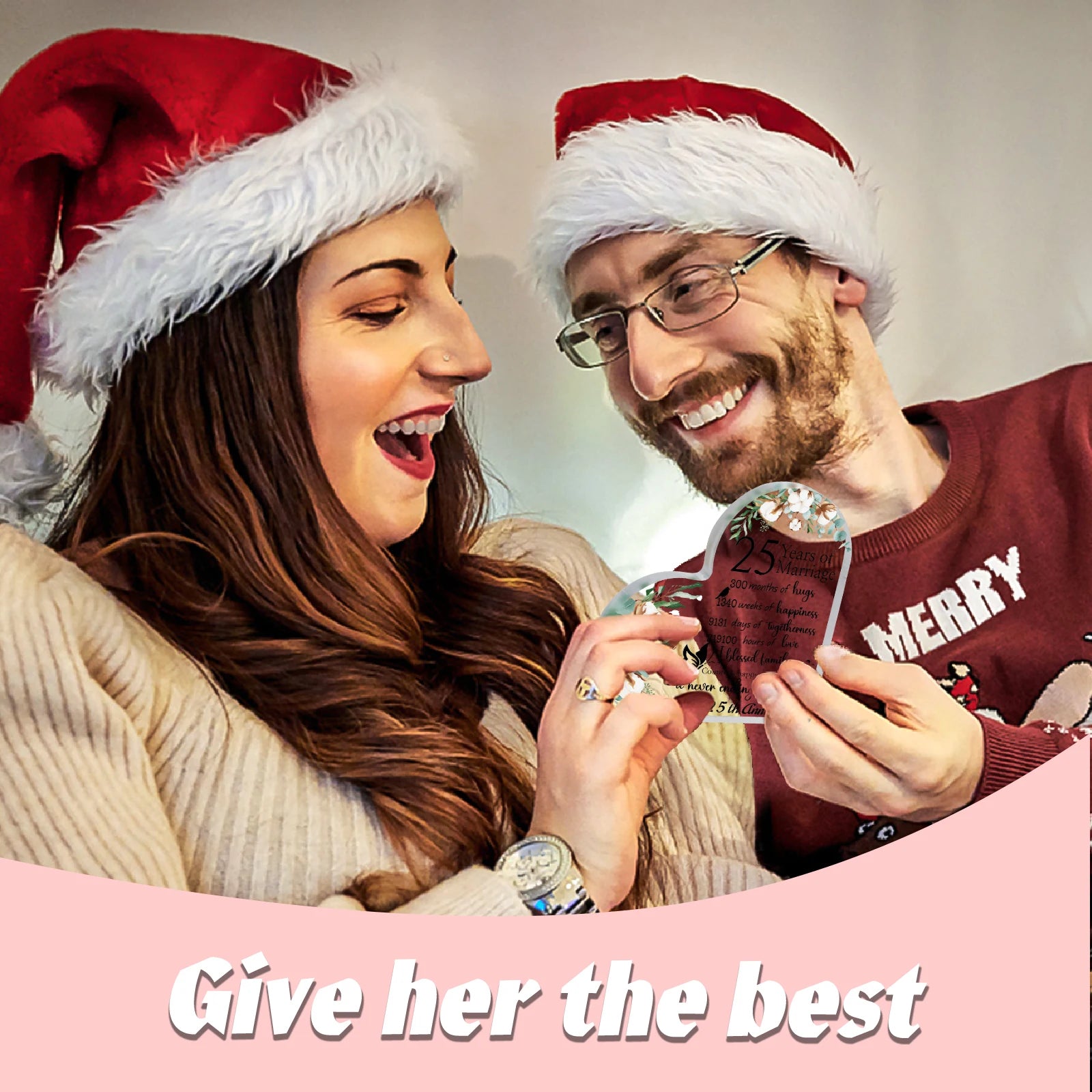 25th Wedding Anniversary Plaque