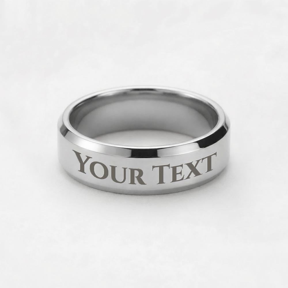 Marriage Hall of Fame Engraved Men's Ring