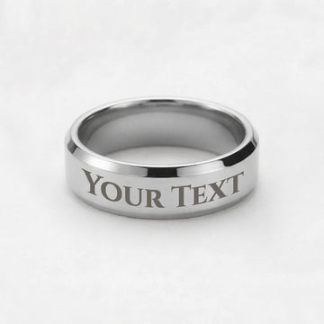 Marriage Hall of Fame Engraved Men's Ring