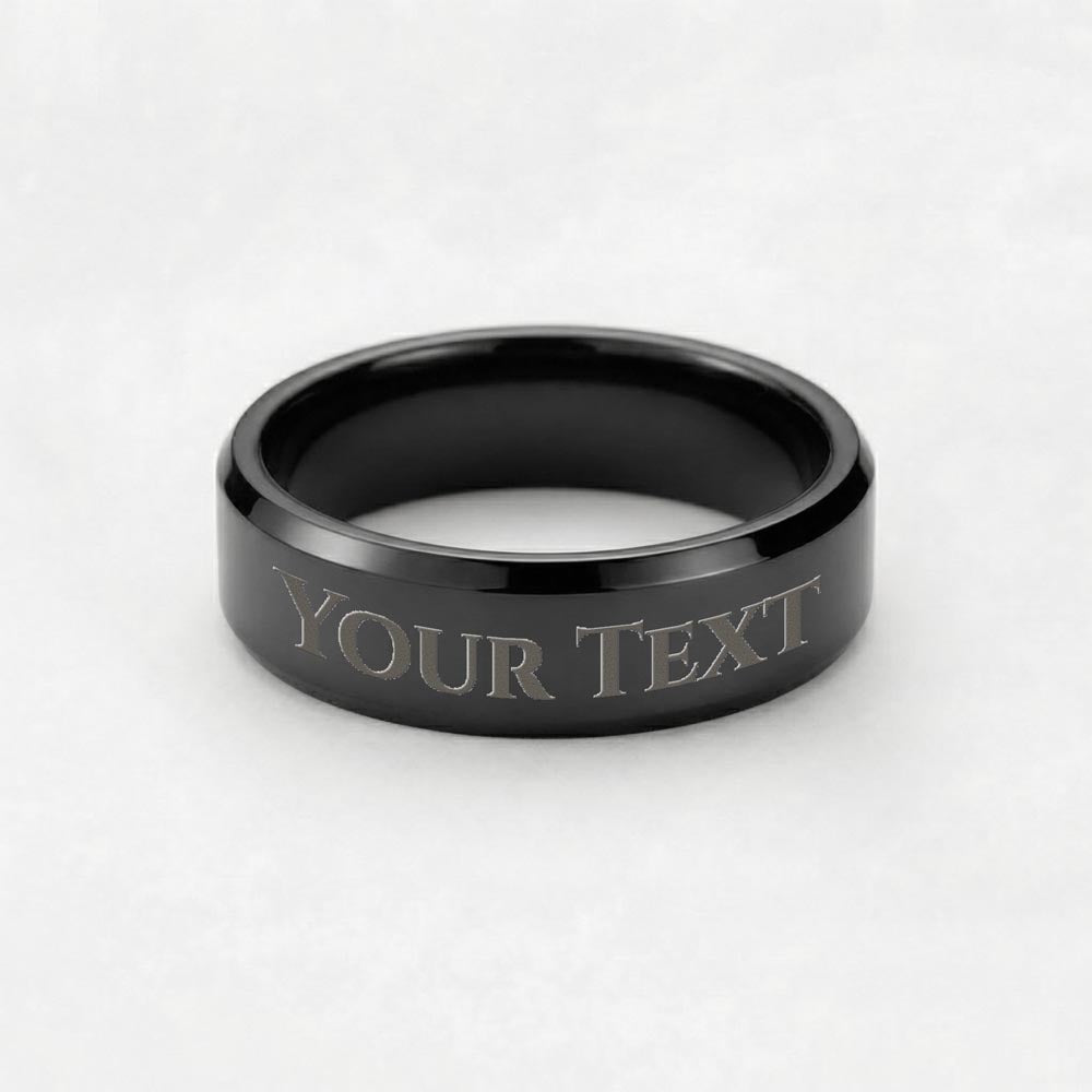 Marriage Hall of Fame Engraved Men's Ring