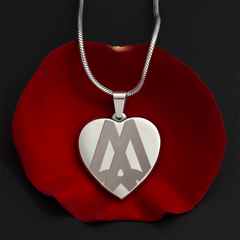 Marriage Hall of Fame Engraved Heart Necklace