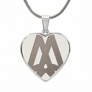 Marriage Hall of Fame Engraved Heart Necklace