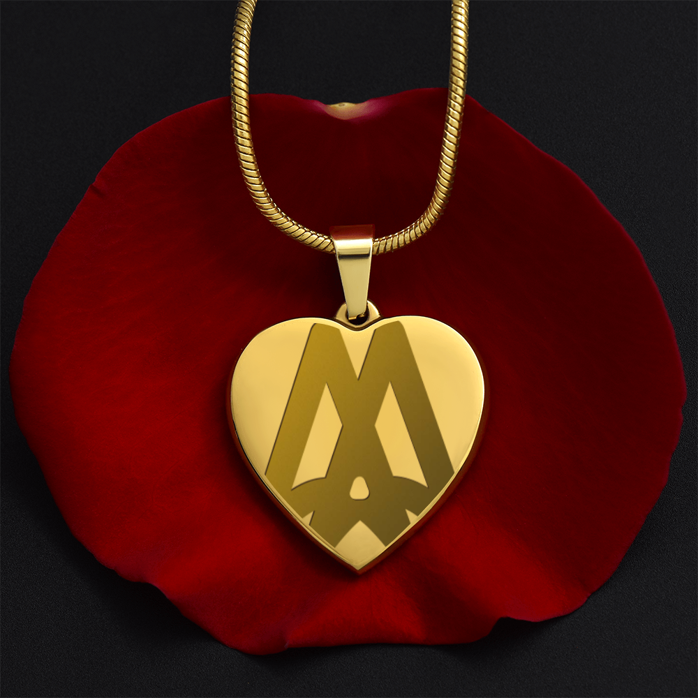 Marriage Hall of Fame Engraved Heart Necklace