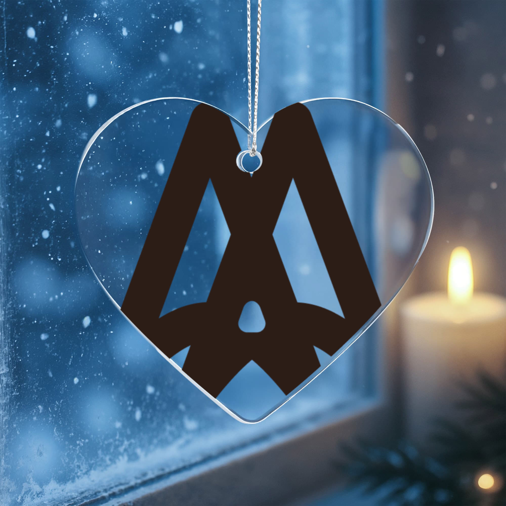 Marriage Hall of Fame Acrylic Heart Ornament